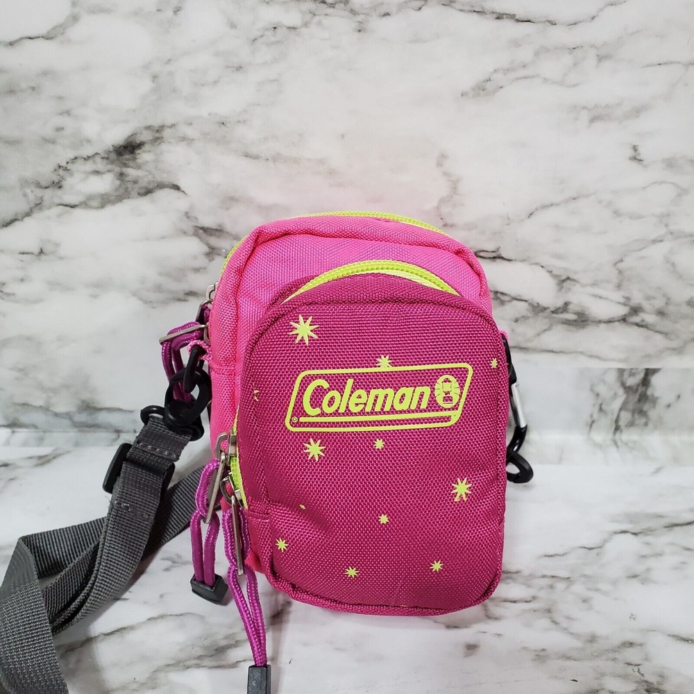 Coleman Trek Pack Bag  Pink Mini‎ Adjustable Strap Hiking Camping Zip Buckle